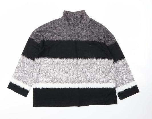 Womens UK Size 12 Debenhams Grey Pullover Jumper