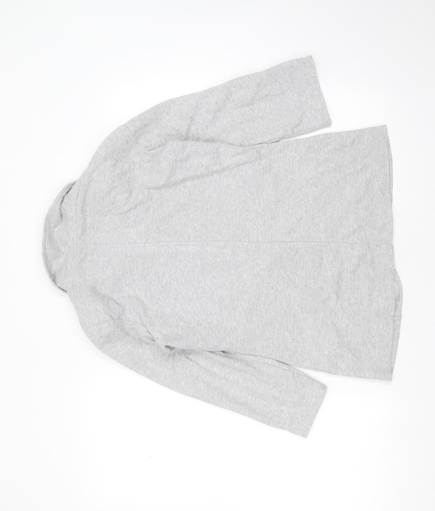 Primark Womens Grey  Cotton Jacket Blazer Size 8