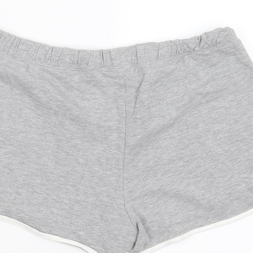 Divided by H&M Womens Grey  Cotton Hot Pants Shorts Size M  Regular