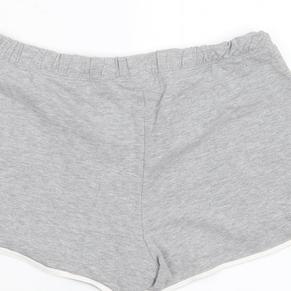 Divided by H&M Womens Grey  Cotton Hot Pants Shorts Size M  Regular