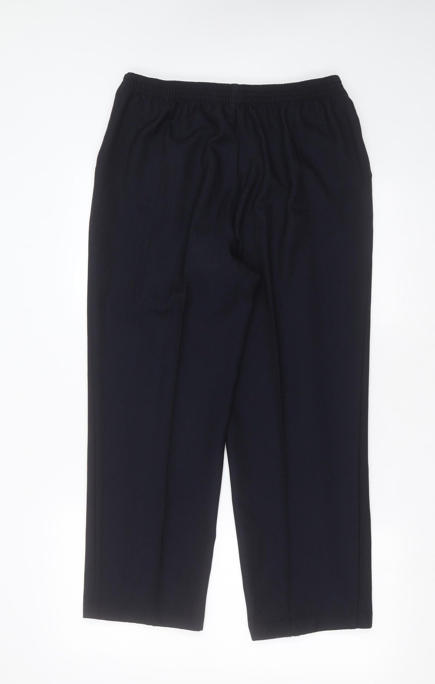 Womens UK Size 14 Marks and Spencer Regular Fit  Blue Trousers
