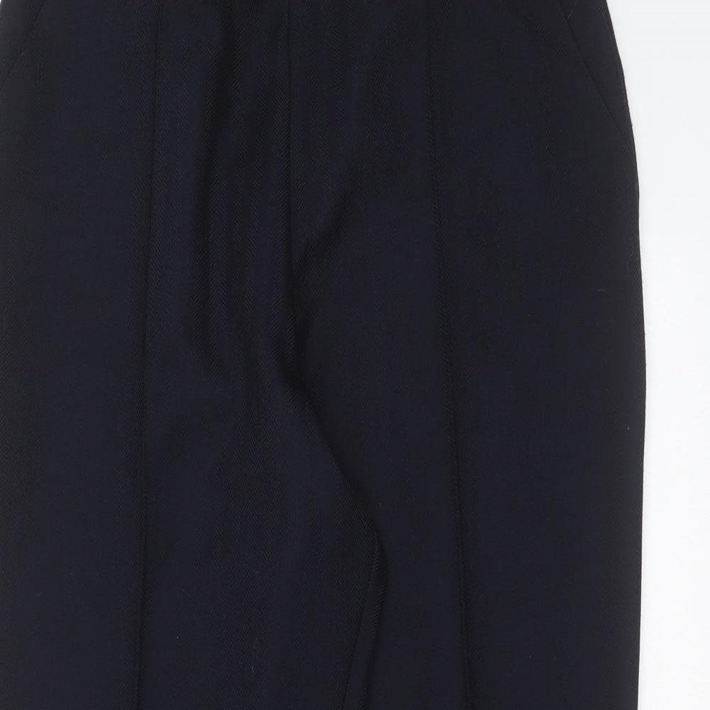 Womens UK Size 14 Marks and Spencer Regular Fit  Blue Trousers