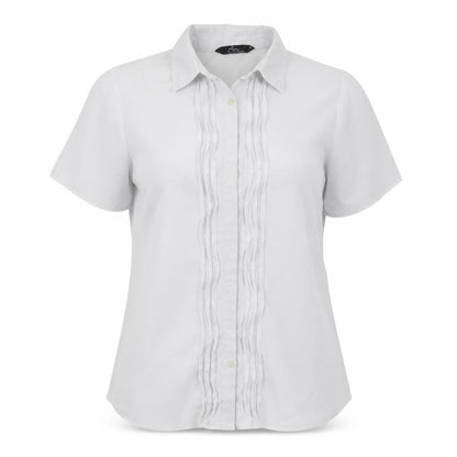 Bonmarché Womens Grey Polyester Basic Button-Up Size 12 Collared