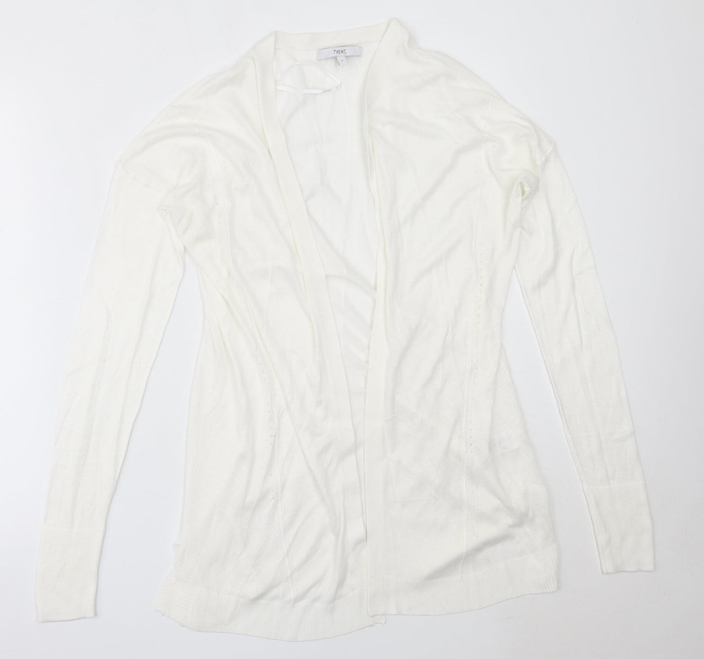 Womens UK Size 8 NEXT White Pullover Jumper