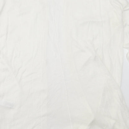 Womens UK Size 8 NEXT White Pullover Jumper