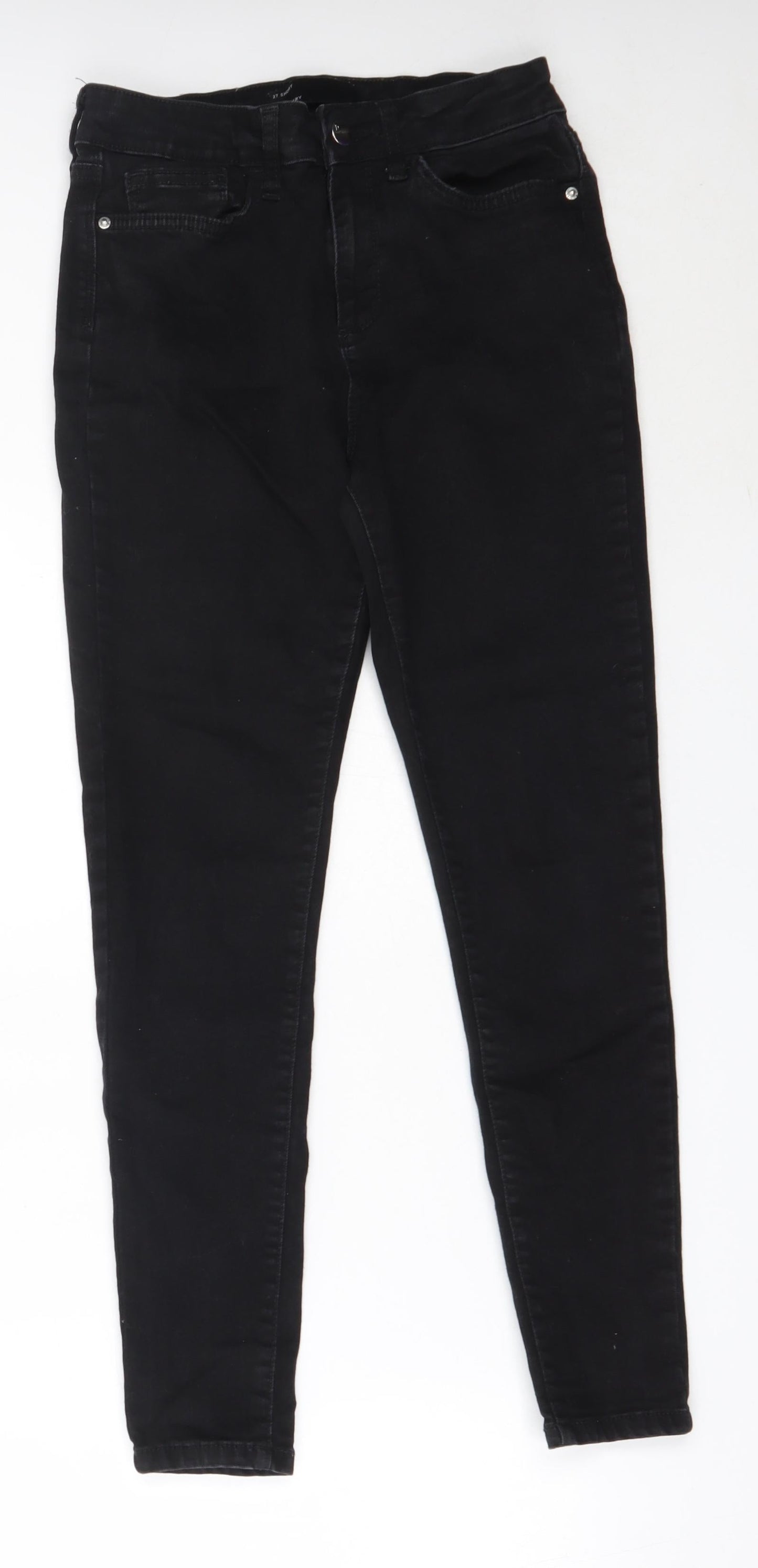 Very Womens Black  Cotton Skinny Jeans Size 27 in L25.5 in Regular