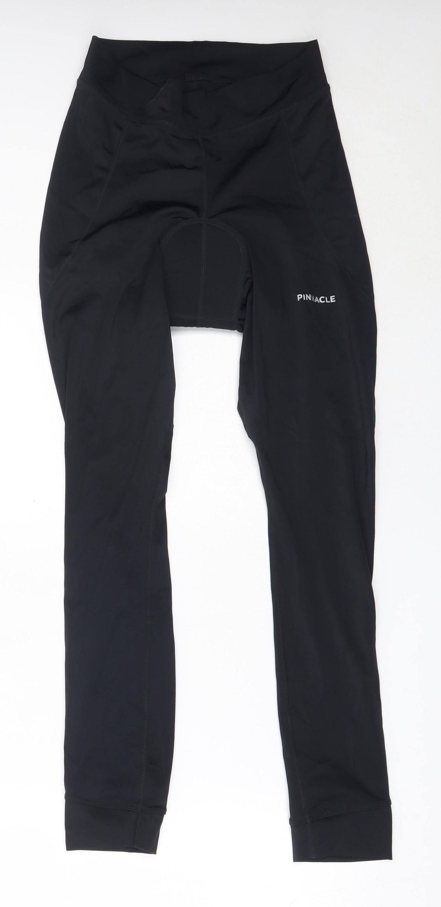 Pinnacle Womens Black  Polyester Capri Leggings Size 10  Regular