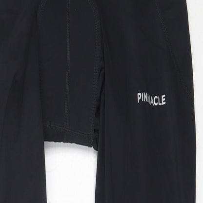 Pinnacle Womens Black  Polyester Capri Leggings Size 10  Regular