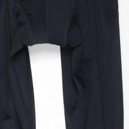 Pinnacle Womens Black  Polyester Capri Leggings Size 10  Regular