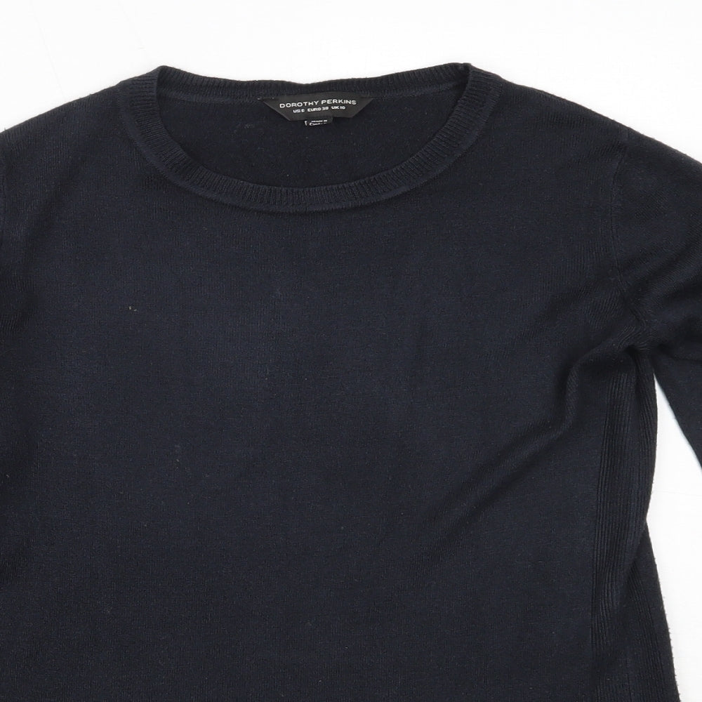 Womens UK Size 10 Dorothy Perkins Blue Pullover Jumper