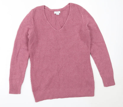 Womens UK Size L Kenar Pink Pullover Jumper