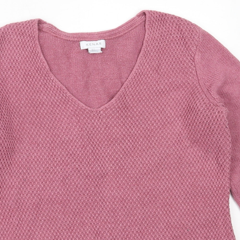 Womens UK Size L Kenar Pink Pullover Jumper