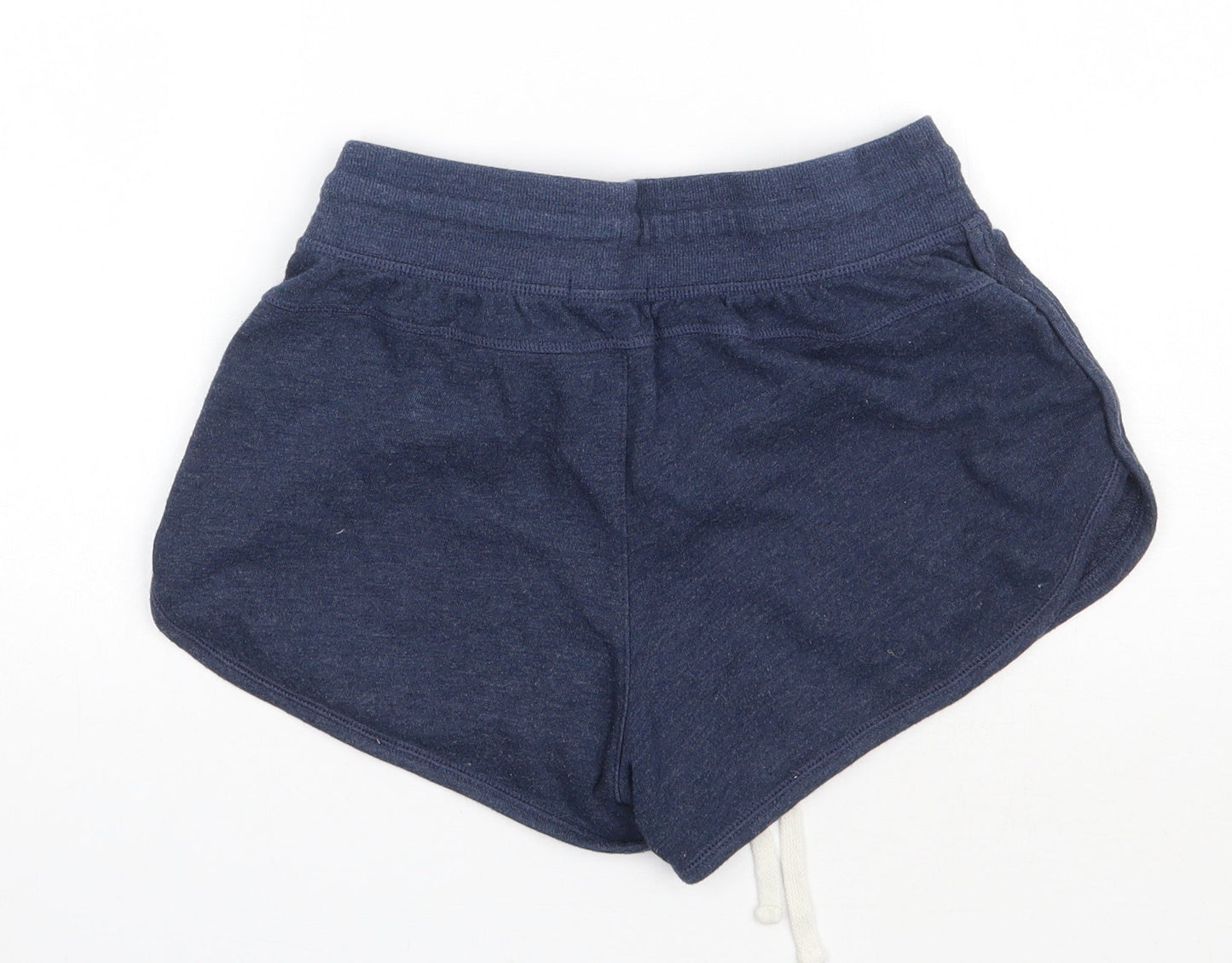 Gap Girls Blue  Cotton Sweat Shorts Size 6-7 Years  Regular Tie