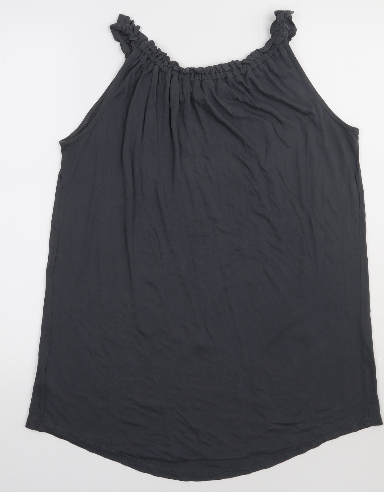 Womens UK Size 12 NEXT Grey Basic Tank