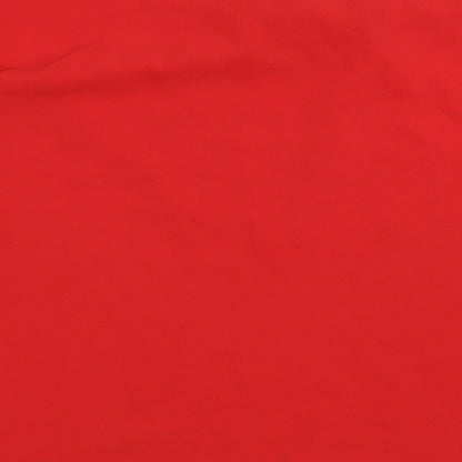 Primark Womens Pink  Polyester Basic Blouse Size 12 V-Neck