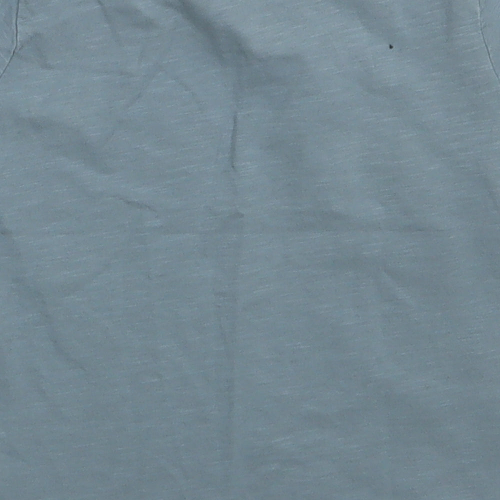 siansburys Girls Grey  Cotton Basic T-Shirt Size 4-5 Years Crew Neck Pullover