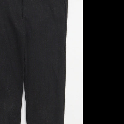 F&F Boys Grey  Polyester Capri Trousers Size 8-9 Years  Regular Hook & Eye - school Wear