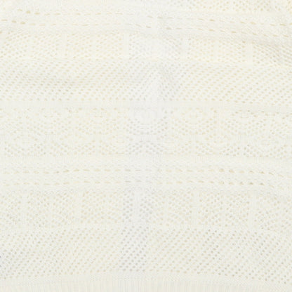 Womens UK Size M Nina Leonard Beige Cardigan Jumper