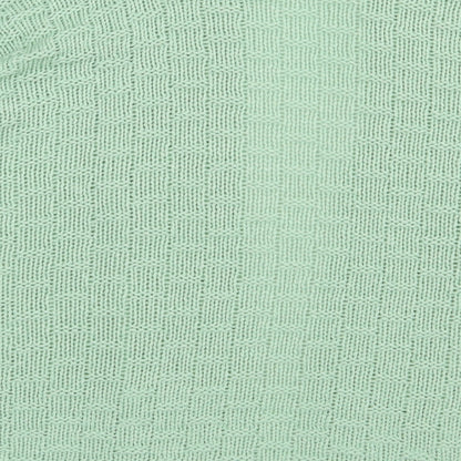 Womens UK Size 4 Marble Green Cardigan Jumper