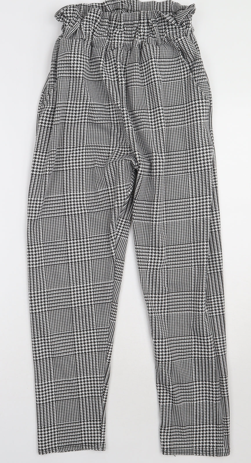 Womens UK Size 6 Misspap Regular Fit  White Trousers