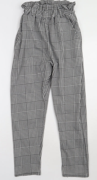 Womens UK Size 6 Misspap Regular Fit  White Trousers