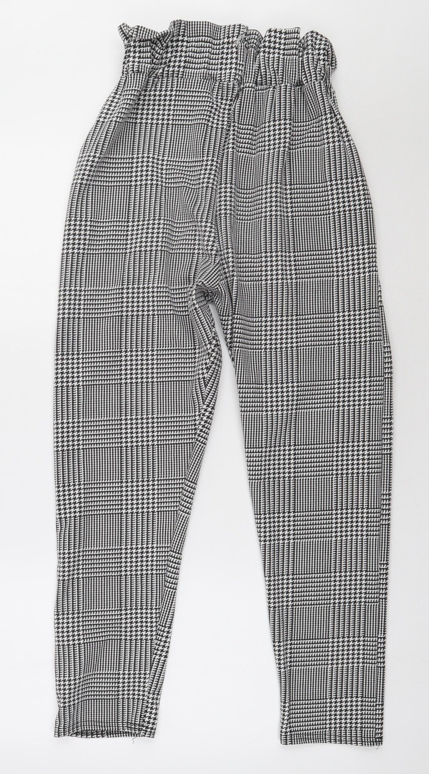 Womens UK Size 6 Misspap Regular Fit  White Trousers