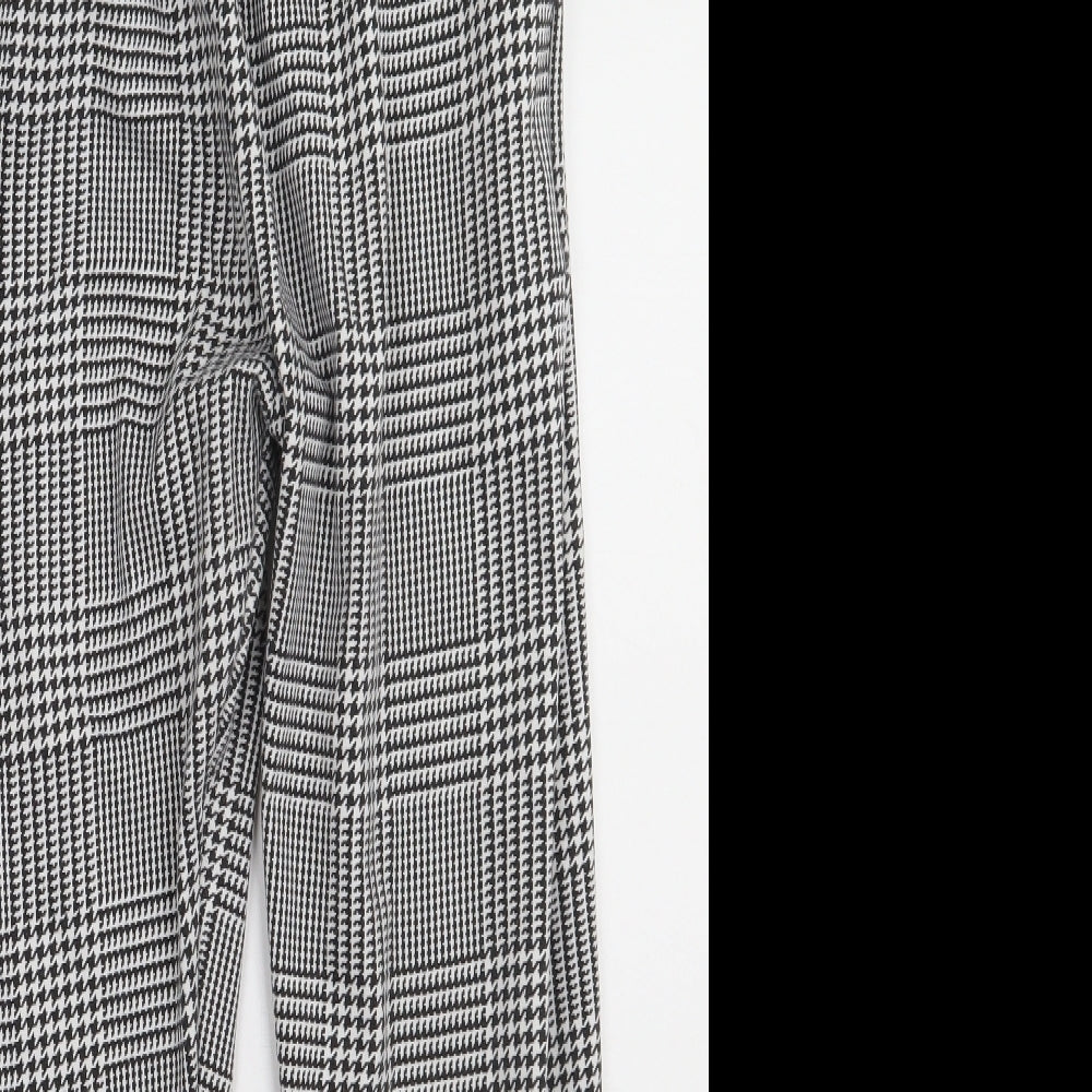 Womens UK Size 6 Misspap Regular Fit  White Trousers