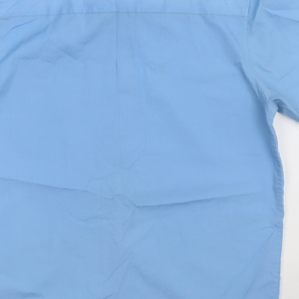 NEXT Boys Blue  Polyester Basic Button-Up Size 12 Years Collared Button - school Wear