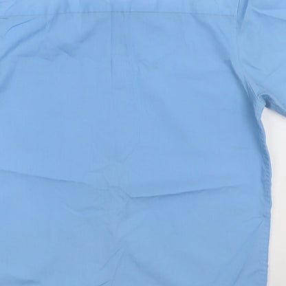 NEXT Boys Blue  Polyester Basic Button-Up Size 12 Years Collared Button - school Wear