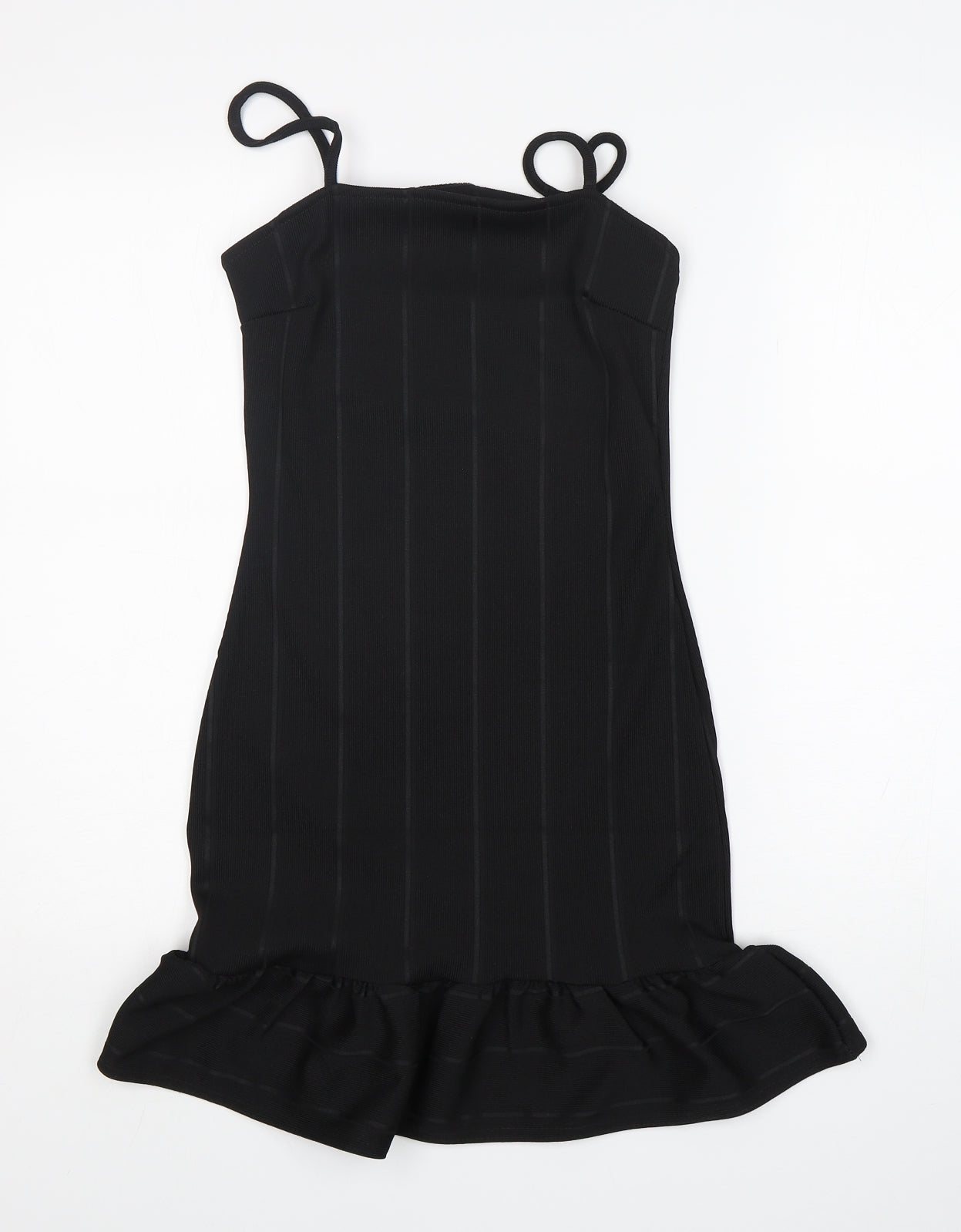 In the Style Womens Black  Polyester Mini  Size 8  Off the Shoulder