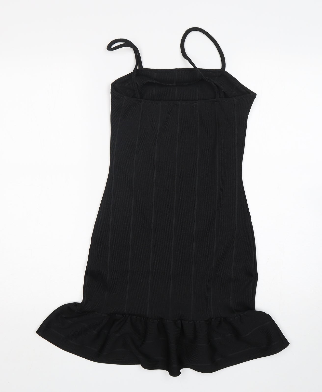 In the Style Womens Black  Polyester Mini  Size 8  Off the Shoulder