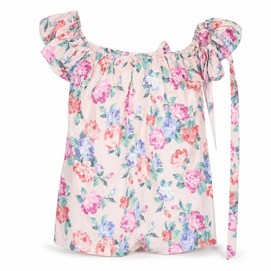 In the Style Womens Multicoloured Floral Polyester Playsuit One-Piece Size 8