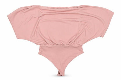 Womens UK Size 12 Boohoo One-Piece Pink Bodysuit