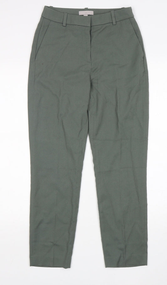 Womens UK Size 6 H&M Regular Fit  Green Trousers