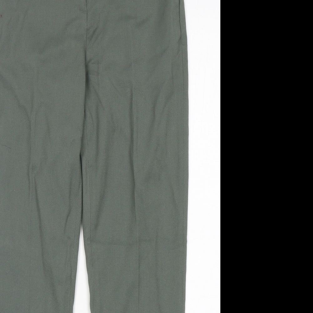 Womens UK Size 6 H&M Regular Fit  Green Trousers