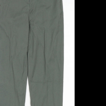 Womens UK Size 6 H&M Regular Fit  Green Trousers