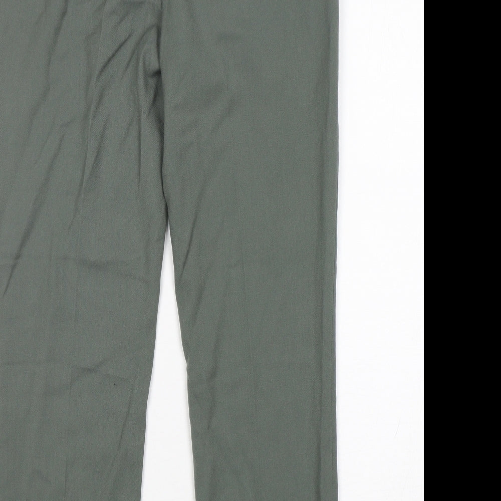 Womens UK Size 6 H&M Regular Fit  Green Trousers