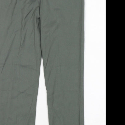 Womens UK Size 6 H&M Regular Fit  Green Trousers