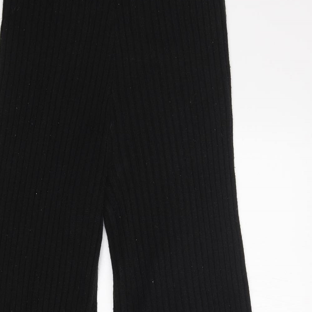 Womens UK Size S Misspap Regular Fit Sweatpants Black Trousers