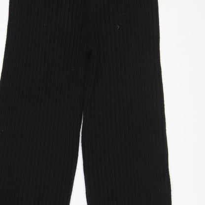 Womens UK Size S Misspap Regular Fit Sweatpants Black Trousers
