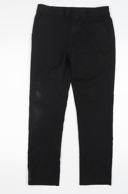 NEXT Boys Black  Polyester Dress Pants Trousers Size 12 Years  Regular