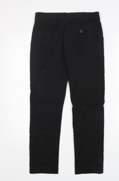 NEXT Boys Black  Polyester Dress Pants Trousers Size 12 Years  Regular