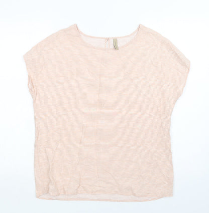 Womens UK Size M Soyaconcept Pink Basic Blouse