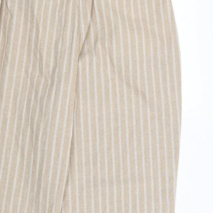 Womens UK Size 14 Peacocks Regular Fit  Beige Trousers