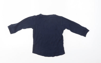 NEXT Baby Blue  Cotton Pullover Jumper Size 18-24 Months