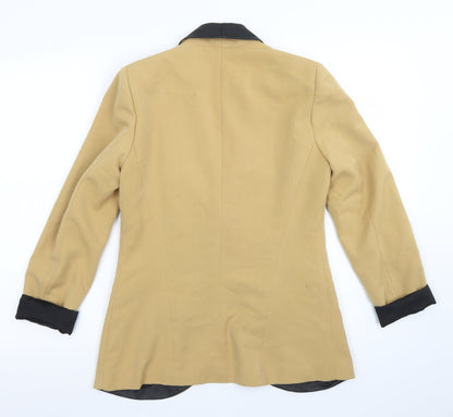 Daniel Rainn Womens Brown  Polyester Jacket Blazer Size S