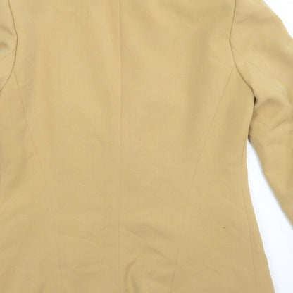 Daniel Rainn Womens Brown  Polyester Jacket Blazer Size S