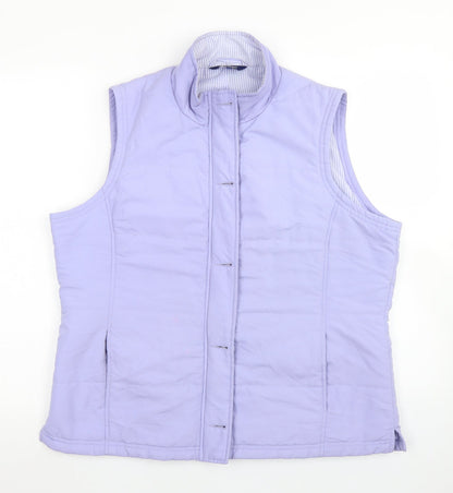 Womens UK Size L Tulchan Purple Gilet