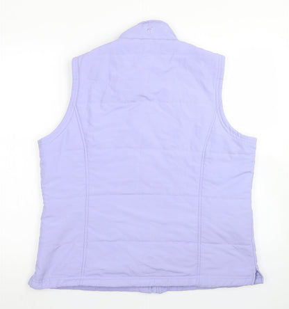 Womens UK Size L Tulchan Purple Gilet