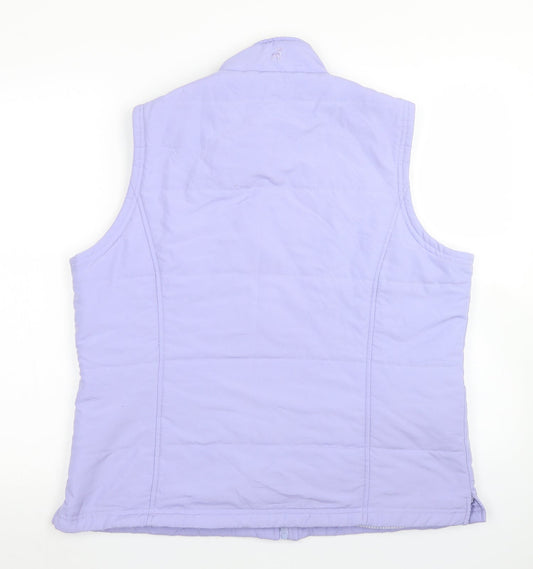 Womens UK Size L Tulchan Purple Gilet
